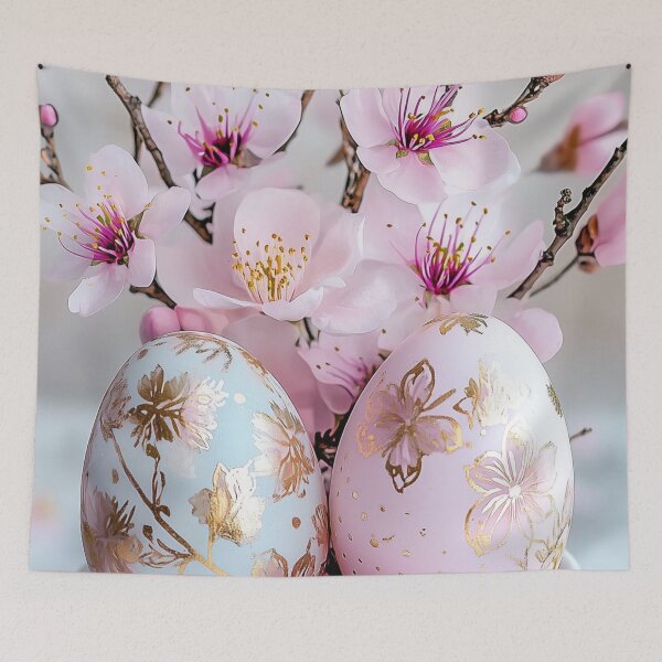 Item preview, Elegant Floral Easter Eggs - Pastel Spring Decor designed and sold by Cris888.
