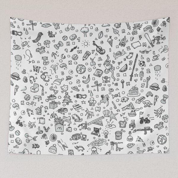 Item preview, Cute Doodle Sketch for cool kids designed and sold by nechnay.