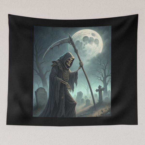 Item preview, Grim Reaper in Graveyard designed and sold by SignumShop.