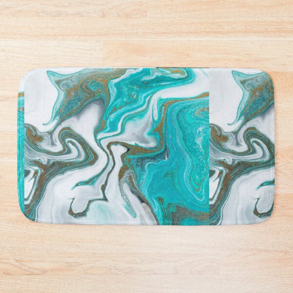 Item preview, Celestial Gold-Veined Blue Marble Art Pattern designed and sold by Zakrytos ★★★★★.