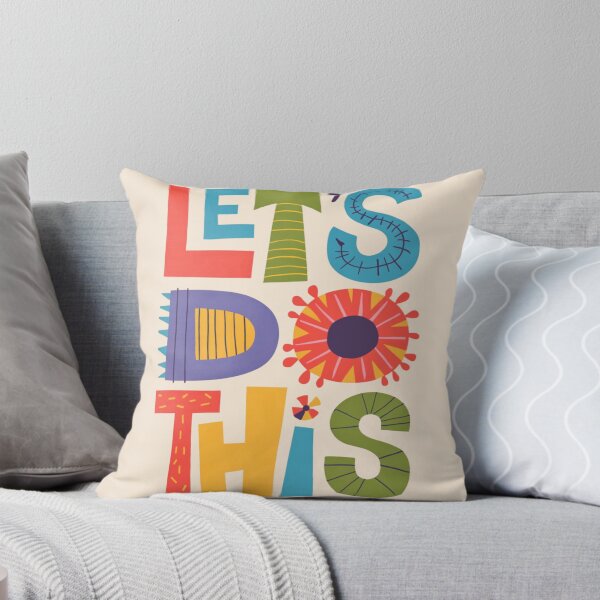 Item preview, Let's do this. - A cute retro motivational poster. designed and sold by SaraSumi.