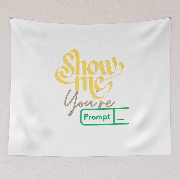 Item preview, Show Me Your Prompts - Funny AI & Chatbot Enthusiast T-Shirt, Funny Shirt, Valentine Shirt gift, Valentine Day Cut File, gift for Mom, dad gift, gift for birthday Essential T-Shirt designed and sold by GAIDREDA.