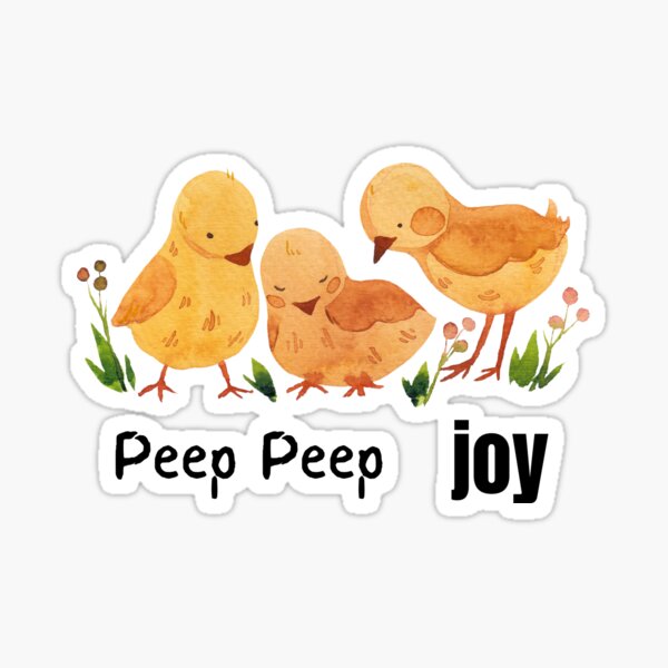 Item preview, PEEP PEEP  JOY       designed and sold by Newfrabric24.