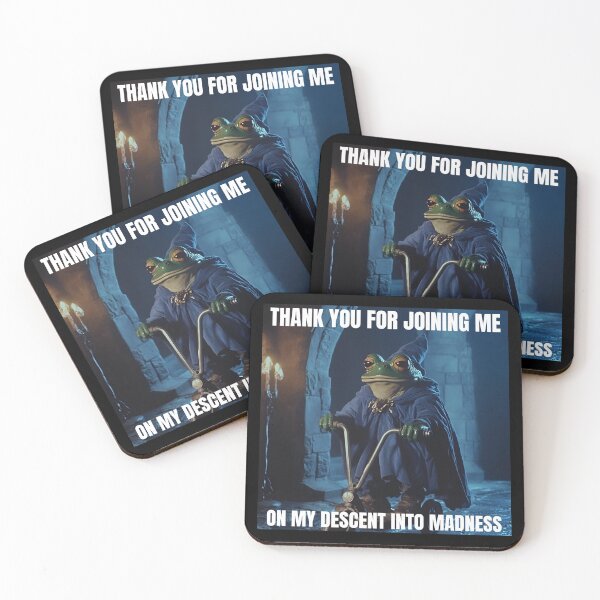 Item preview, Descent Into Madness RPG Frog Wizard designed and sold by RockFireMerch.