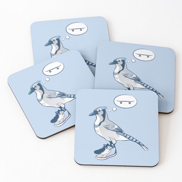 Item preview, Blue Jay loves to skate designed and sold by Bastiano's Nerdiverse.