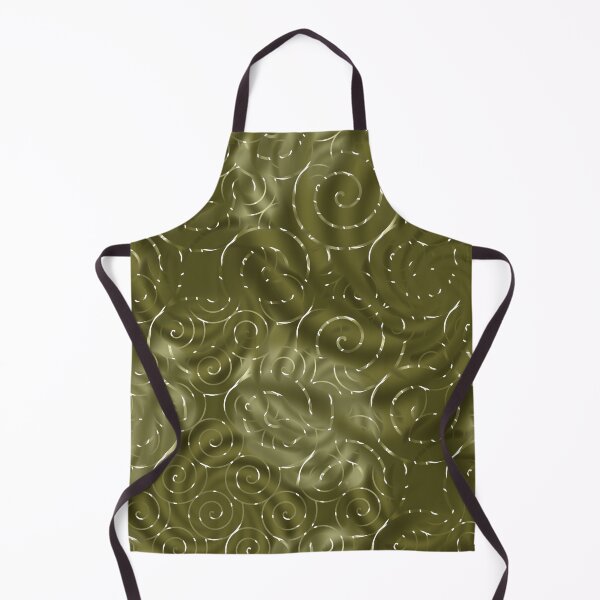 Item preview, Hypnotic Spirals in Olive Green designed and sold by JoanNinjaHen.