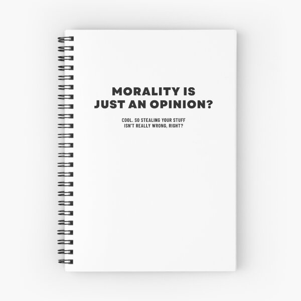 Item preview, Morality Is Just an Opinion? Think Again – Apologetics Tee designed and sold by CMTees.