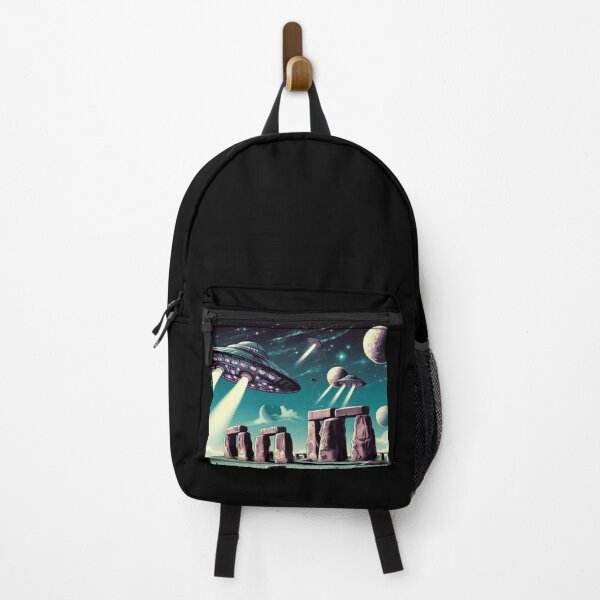 Item preview, UFOs Flying Over Stonehenge designed and sold by Dogandesighn.