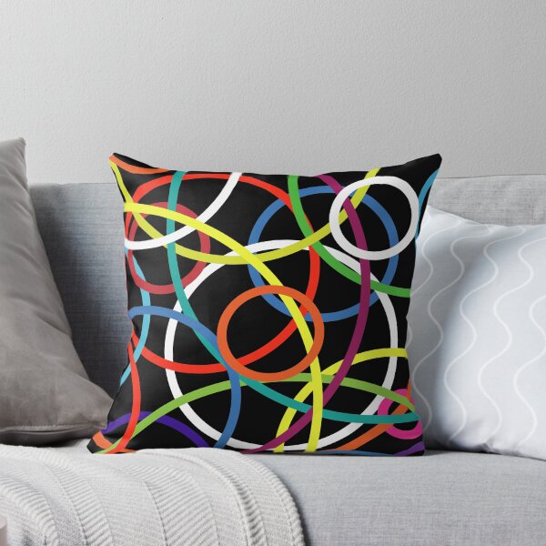 Item preview, Neon Circle Chaos  - A striking mix of elegance and boldness—perfect for any modern space! designed and sold by SteadyRolling.