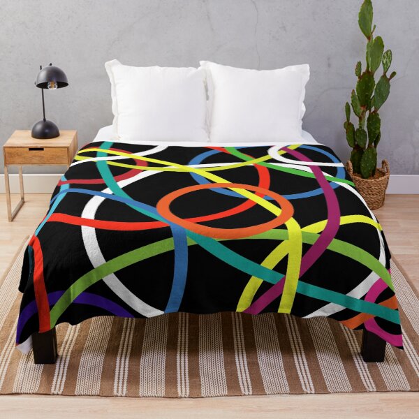 Item preview, Neon Circle Chaos  - A striking mix of elegance and boldness—perfect for any modern space! designed and sold by SteadyRolling.