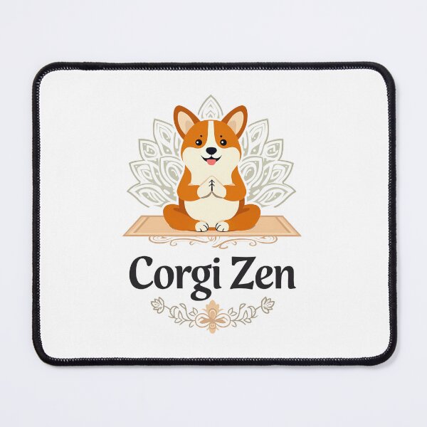 Item preview, Yoga Corgi – Corgi Zen Mindful designed and sold by zoughlal.