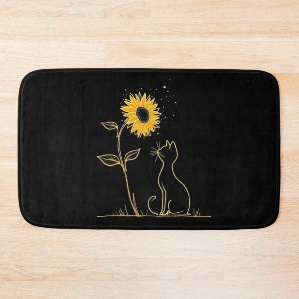 Item preview, Cat Sunflower Vibes Sunshine And Purrs designed and sold by Blok45.