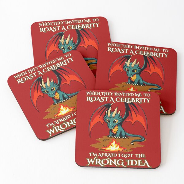 Item preview, Roast A Celebrity | Funny Cool Dragon At A BBQ designed and sold by McThingummy.