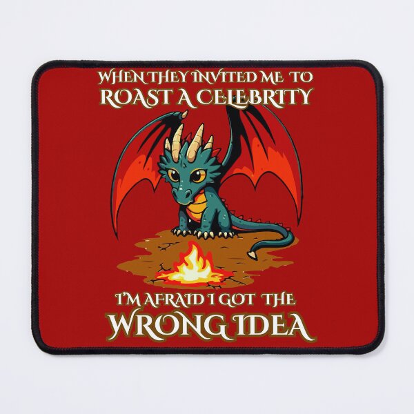 Item preview, Roast A Celebrity | Funny Cool Dragon At A BBQ designed and sold by McThingummy.