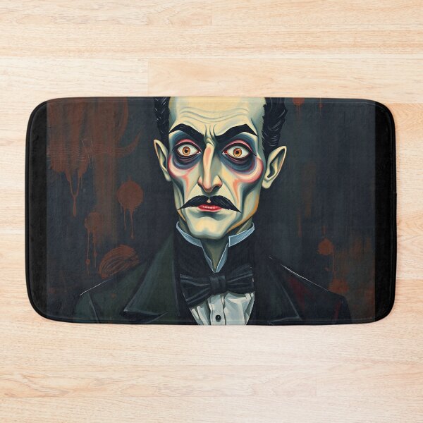 Item preview, Creepy stylized Haunted House portrait of a old man with a mustache designed and sold by Vintage Designs +.