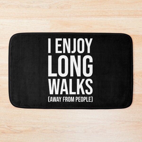 Item preview, I Enjoy Long Walks (Away from People) - Funny Introvert, Socially Awkward, Anti-Social Humor designed and sold by chantastical.