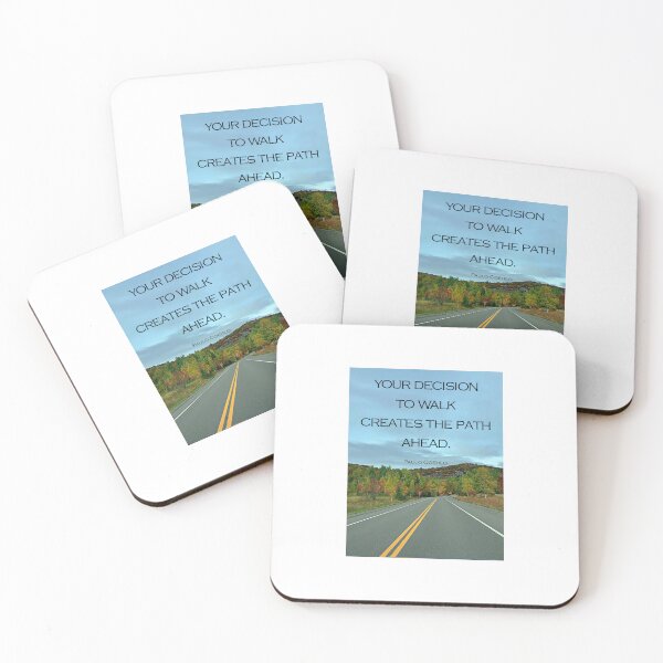 Item preview, Walk and create the path/Paulo Coelho/Motivation/Quote designed and sold by VeenaNair23.