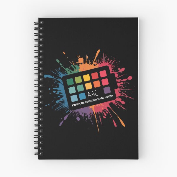 Item preview, AAC Everyone Deserves To Be Heard Colorful designed and sold by MadCatPrints.