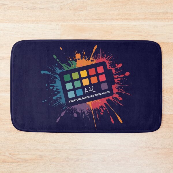 Item preview, AAC Everyone Deserves To Be Heard Colorful designed and sold by MadCatPrints.