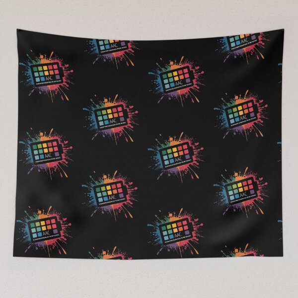 Item preview, AAC Everyone Deserves To Be Heard Colorful designed and sold by MadCatPrints.