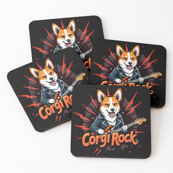 Item preview, Rock Star Corgi – Corgi Rock Rebellious Music designed and sold by zoughlal.