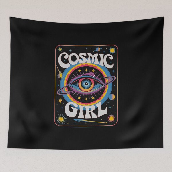 Item preview, "COSMIC GIRL" Psychedelic Rock Band – 70s Trippy Retro Design designed and sold by paulo silveira.