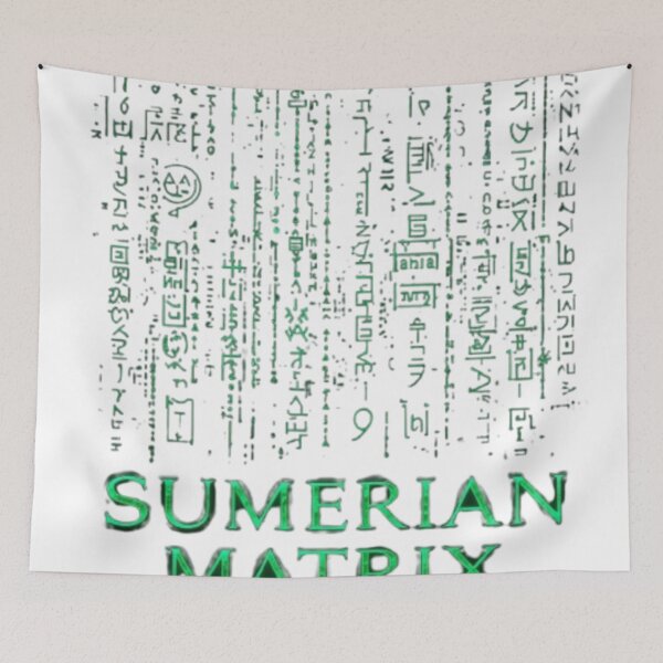 Item preview, Sumerian Matrix T-Shirt – Ancient Cuneiform Symbols with Futuristic Neon Glow, Digital Mesopotamian Cyber Aesthetic designed and sold by Rapica.