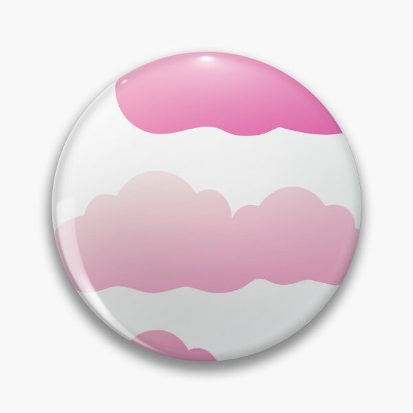 Item preview, Vertical Arrangement of Three Gradient Pink Clouds on Black designed and sold by Creative88Art.