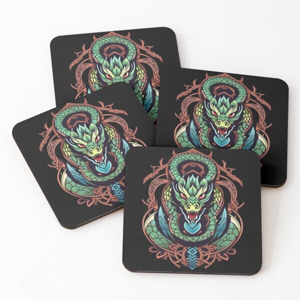 Item preview, Green Dragon Knotwork designed and sold by RadManDesigns.