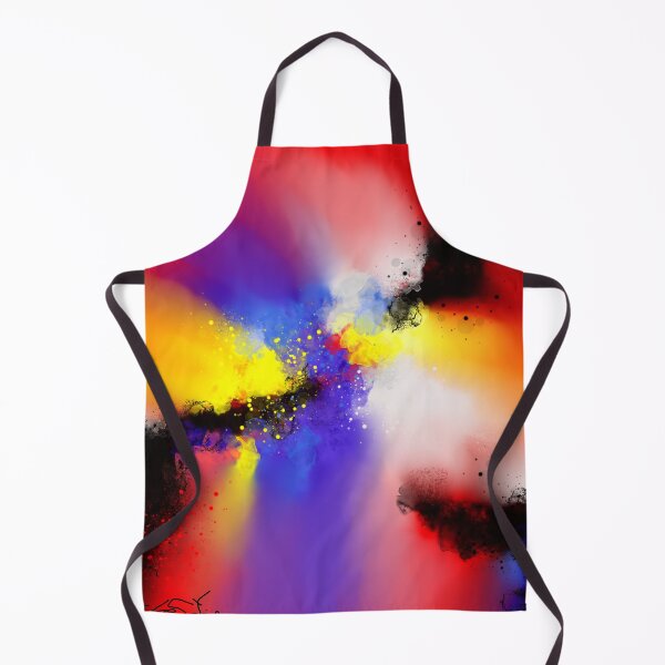 Item preview, Emotions Gone Wild - Red Blue Yellow Black Abstract designed and sold by Joey Santiago.
