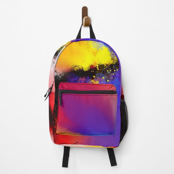 Item preview, Emotions Gone Wild - Red Blue Yellow Black Abstract designed and sold by Joey Santiago.