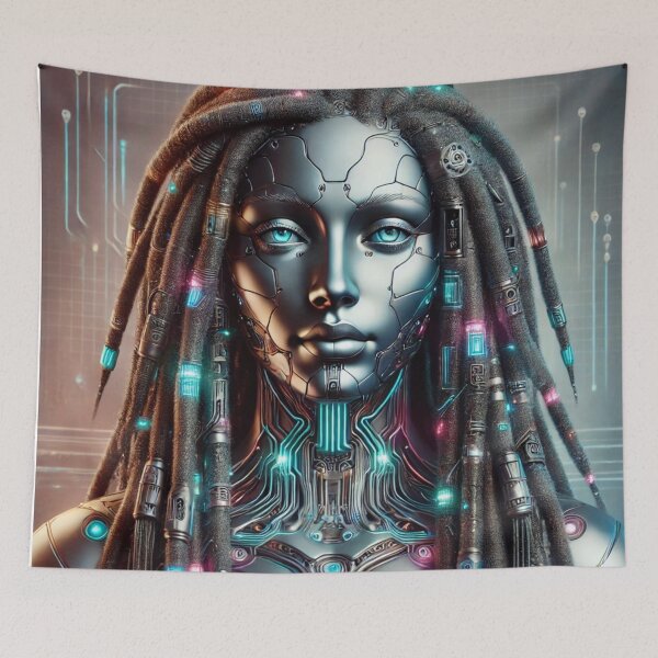 Aperçu de l'œuvre robot rasta créée et vendue par SilaShop222.