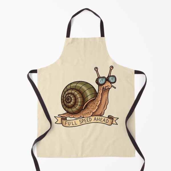 Item preview, "Full speed ahead" - Snail with aviator goggles designed and sold by Tattee.