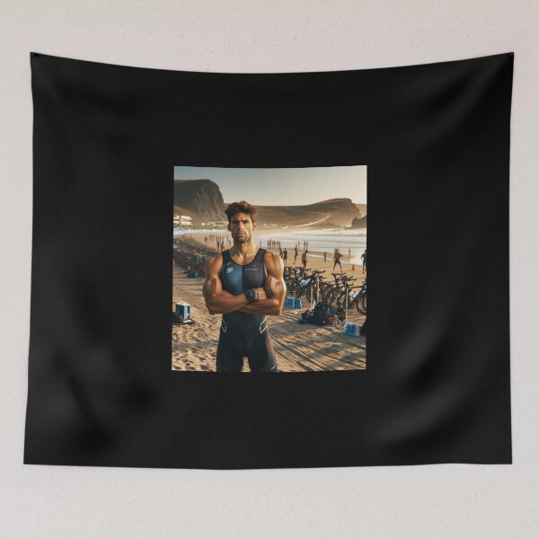 Item preview, Triathlon Champion – Beach Transition Zone designed and sold by Triathlongram.