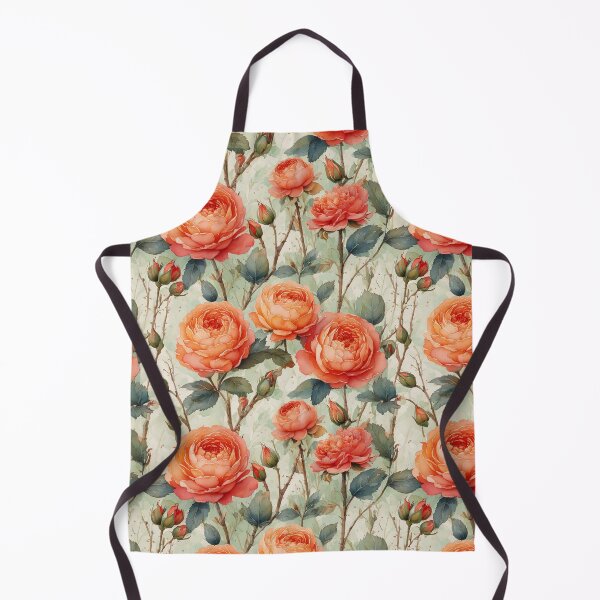 Item preview, Vintage Roses and buds in watercolor  designed and sold by Designbes.