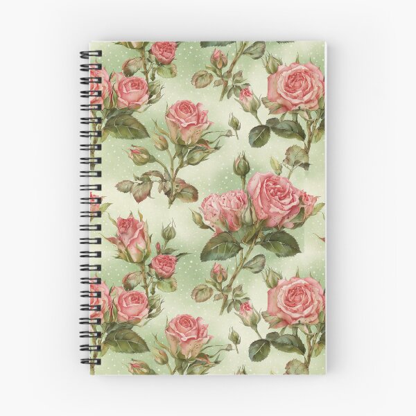 Item preview, Pink roses and buds in watercolor  designed and sold by Designbes.