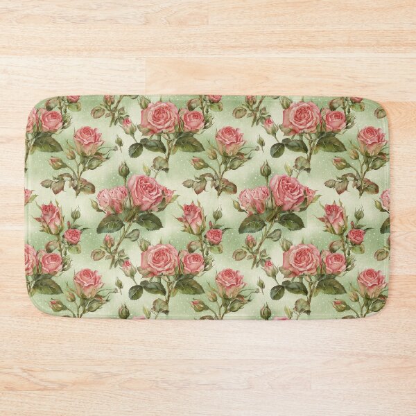 Item preview, Pink roses and buds in watercolor  designed and sold by Designbes.