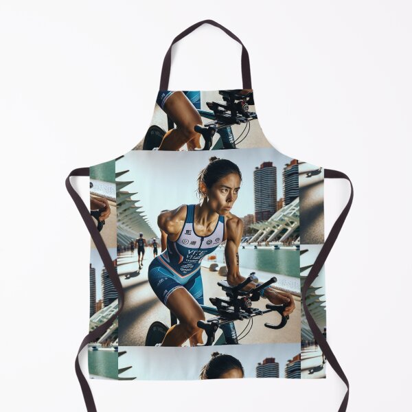 Item preview, Triathlon Cyclist – Power & Speed by the River designed and sold by Triathlongram.