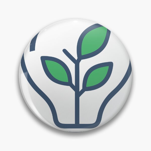 Item preview, Minimalist Illustration of Light Bulb with Plant Inside on Black designed and sold by Creative88Art.