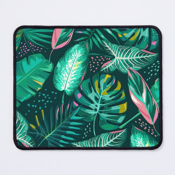 Item preview, tropical plant leaf pattern designed and sold by LivsPlantHouse.
