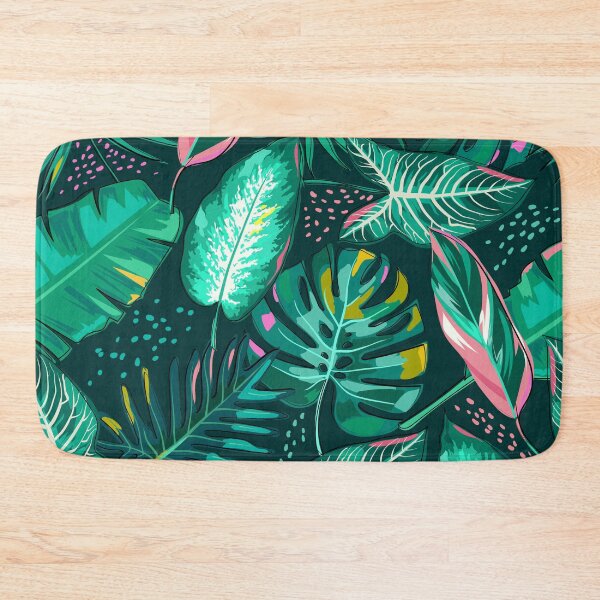 Item preview, tropical plant leaf pattern designed and sold by LivsPlantHouse.