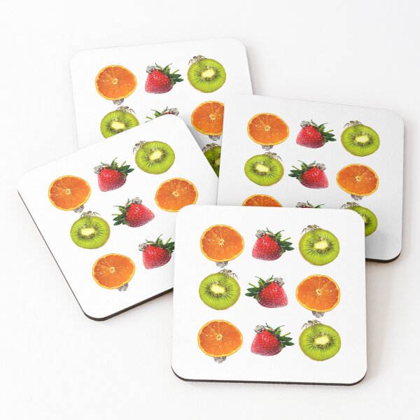 Item preview, Cute Jumping Spiders sitting on fruit  designed and sold by Tarantula Design Co. .