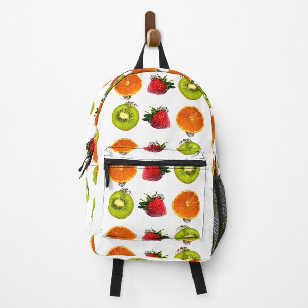 Item preview, Cute Jumping Spiders sitting on fruit designed and sold by Tarantula Design Co. .