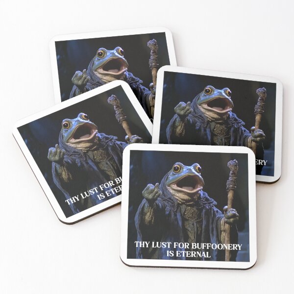 Item preview, Thy Lust For Buffoonery Is Eternal Fantasy Frog designed and sold by RockFireMerch.