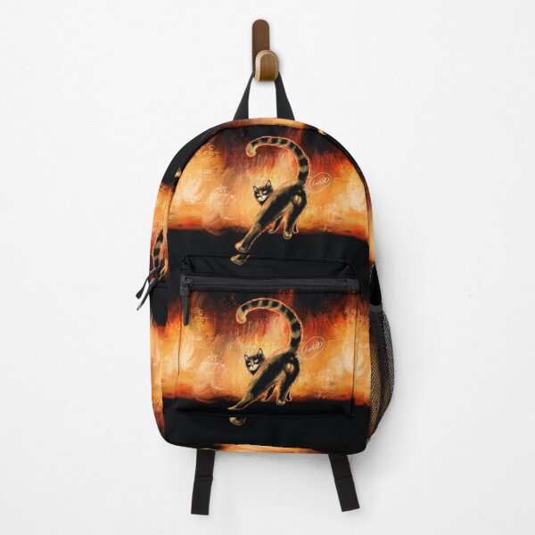 Item preview, Funny meme black cat on the fire designed and sold by Makitsu Neko.