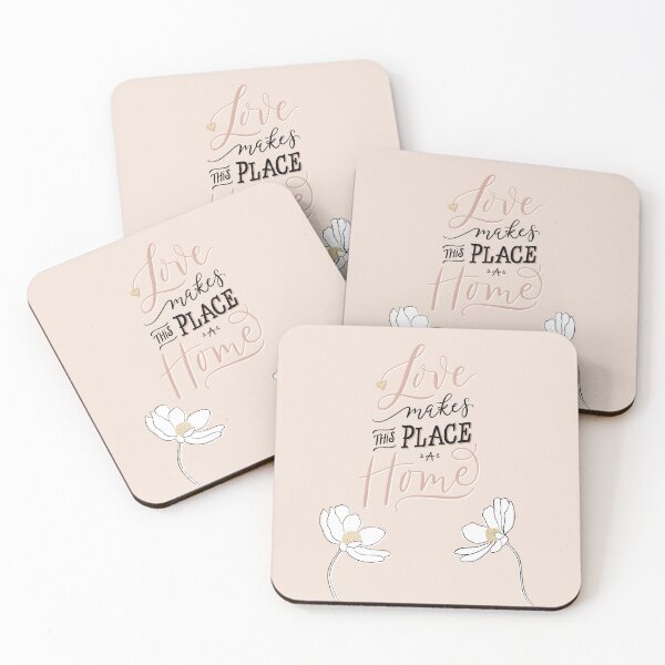 Item preview, Love Makes This Place a Home designed and sold by Sandra Brezina.