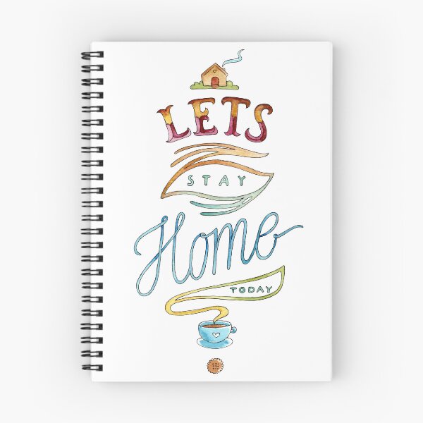 Item preview, Let us stay home - Watercolor lettering 4 designed and sold by sifo2024.