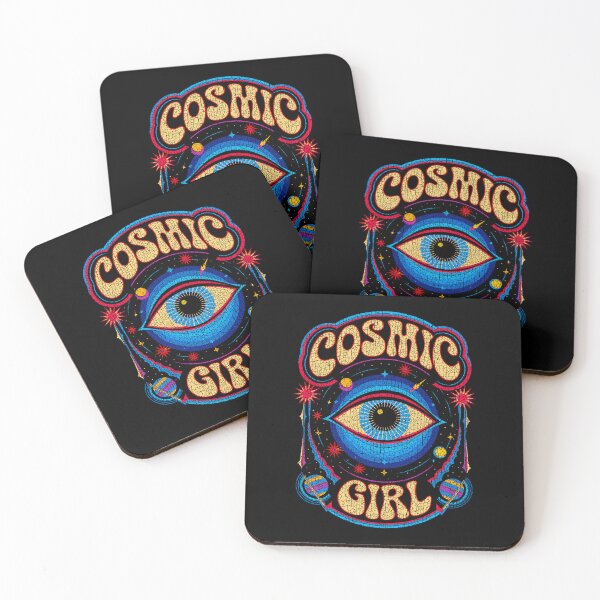 Item preview, Vintage "COSMIC GIRL" Psychedelic Rock Band – 70s Trippy Retro Design designed and sold by paulo silveira.