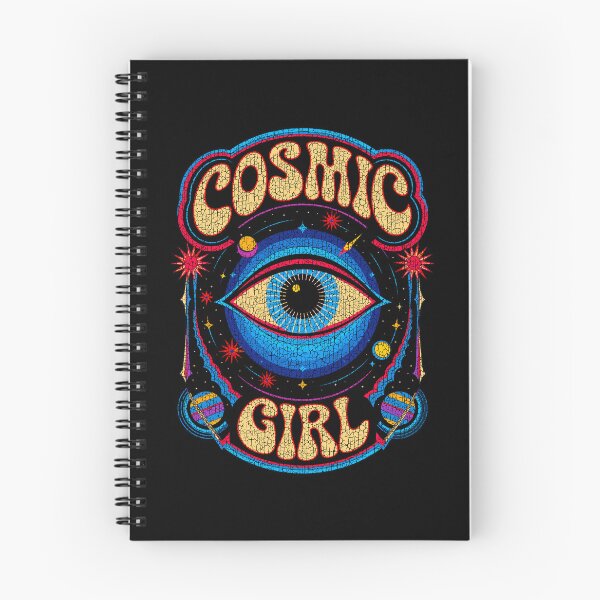 Item preview, Vintage "COSMIC GIRL" Psychedelic Rock Band – 70s Trippy Retro Design designed and sold by paulo silveira.