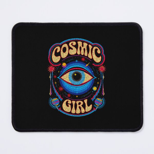 Item preview, Vintage "COSMIC GIRL" Psychedelic Rock Band – 70s Trippy Retro Design designed and sold by paulo silveira.
